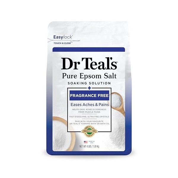 Dr Teal's Dr Teal's Epsom Salt Magnesium Soak, Fragrance Free,
