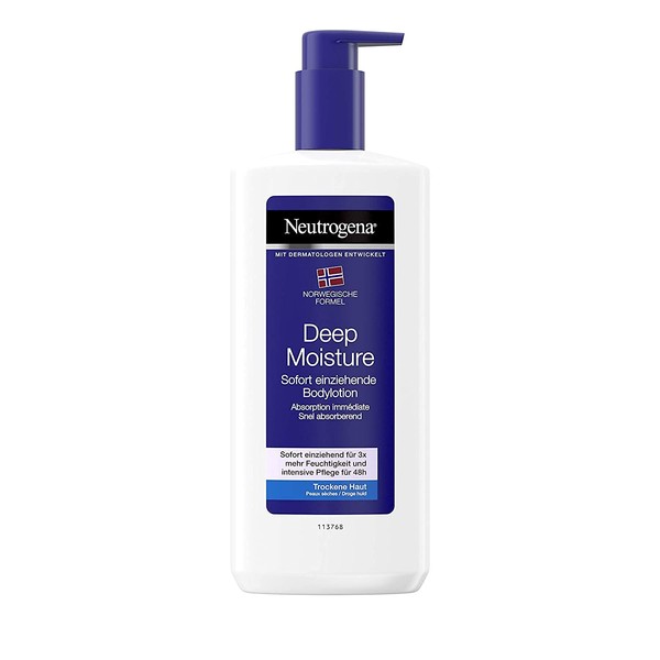 Neutrogena Deep Moisture Instant Absorbing Body Lotion Norwegian Formula Body