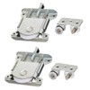 2pcs Sliding Wardrobe Door Parts/Wheels/Runners/Rollers/Guides with Damping Buffer, Loading Capacity