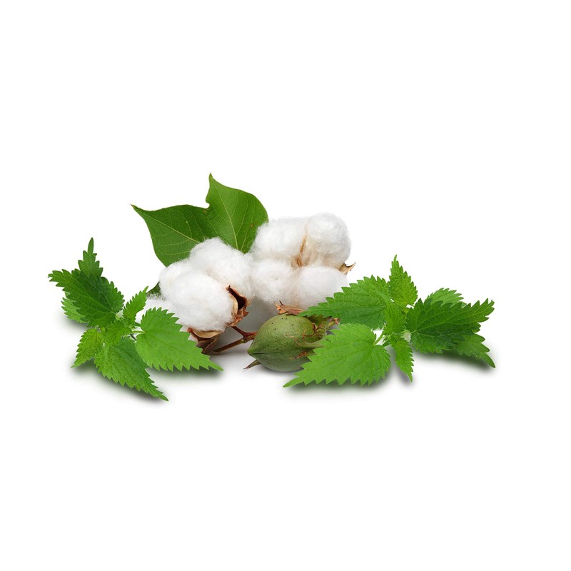 Exfoliating Glove Made of Nettle and Cotton Fiber, Colour Natural