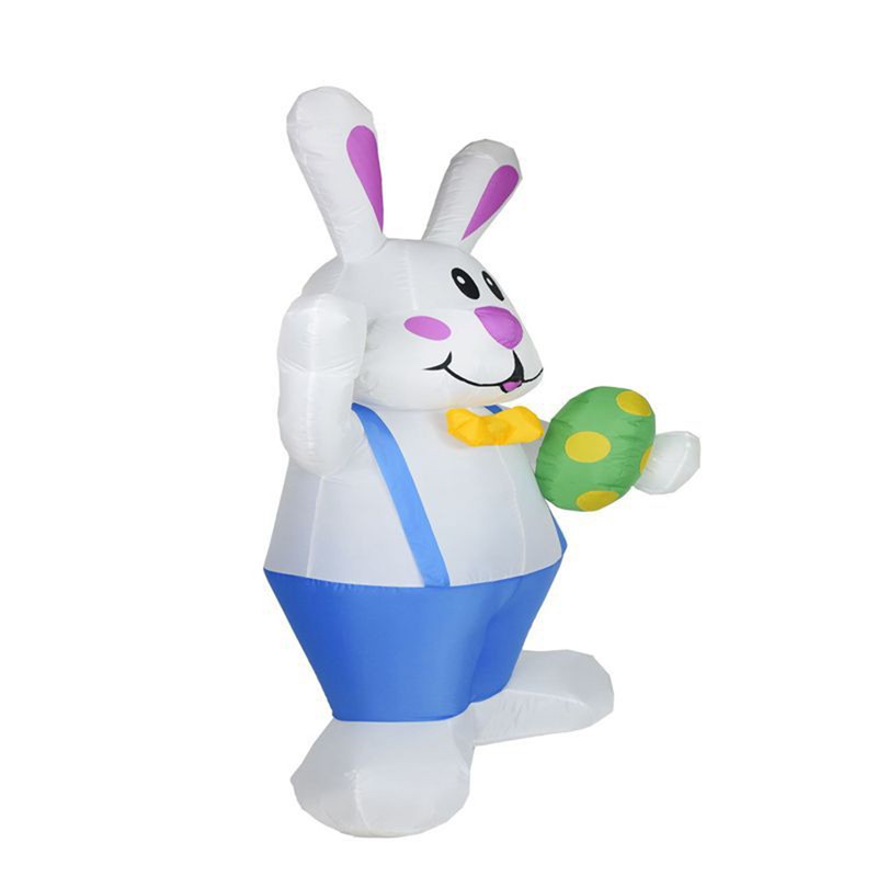 1.9M Easter Inflatable Bunny LED Lights Luminous Holiday Venue Decoration