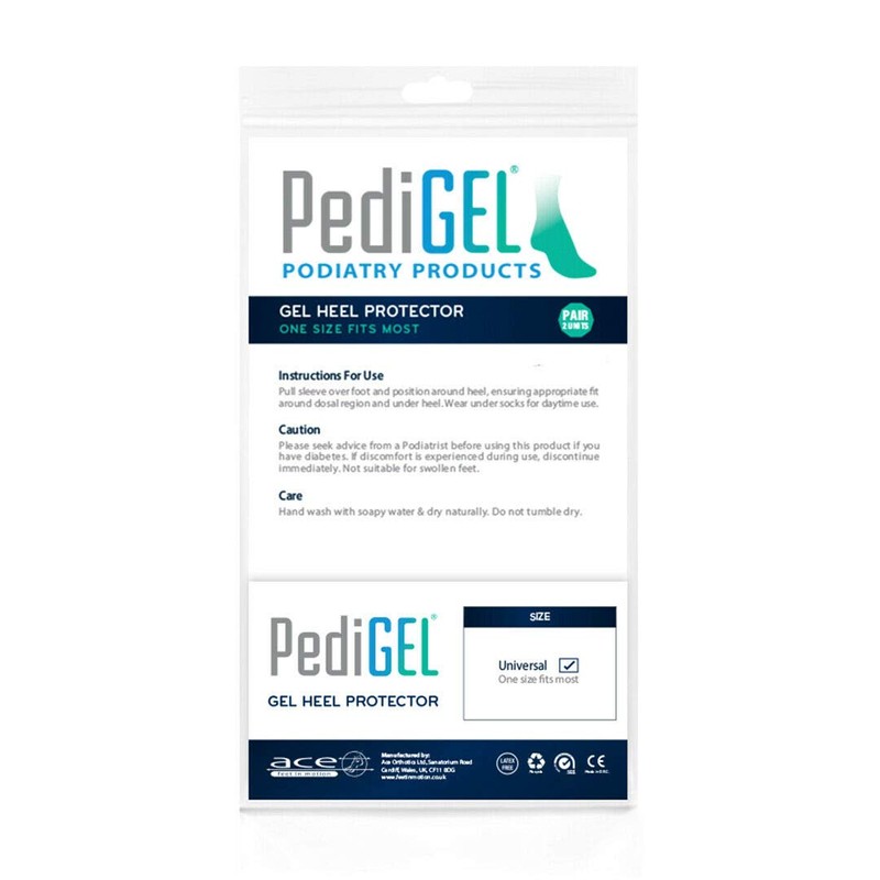 PediGel® - Medically Approved Polymer Gel Heel Socks/ Heel Sleeves
