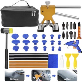 Menqang Dent Repair Kit Tools, Body Dent Remover Kit, 39 Pieces, Repair Tools, Dent Repair Tool, Dent Repair Pen and Rubber Hammer