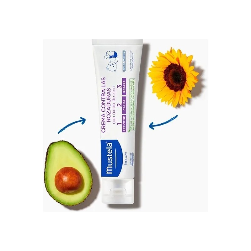 Crema Contra Rozaduras Bebe Mustela Con 2 Piezas 165 G