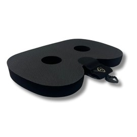 GODFREY Booster Rowing Seat Pad, extra thick anti slip perfect for in-Boat and Concept 2, Peloton, Hydrow and Water Rowers. (Mens with Clip)