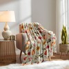 LOSIVISHE Autumn Harvest Flannel Throw Blanket – Fall Pumpkin and