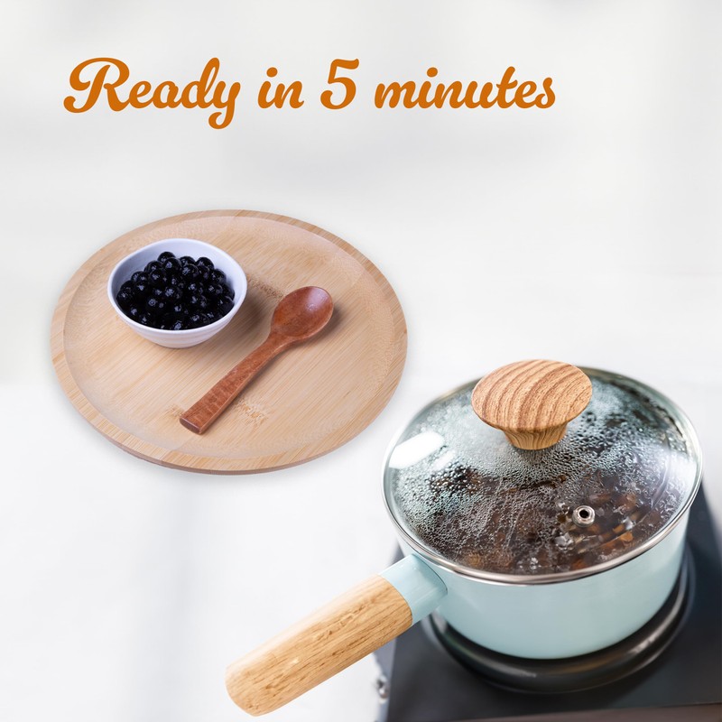 WuFuYuan Boba Tapioca Pearls, Black Sugar Flavor, Quick Cook Bubble