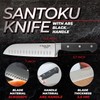 Boston Steel Santoku Knife 7 Inch 5CrMoV Carbon Stainless Steel