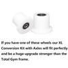 Total Gym Replacement Set Wheels/Rollers for Models XL, XLS and