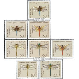 Prophila Collection BRD (BR.Deutschland) 1545,1546-1549 Four Block 1550-1552 (Complete Edition) 1991 Dragonflies (Stamps for Collectors) Invertebrate Animals Other