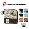 CHUMS CH60-3613 Square Coin Case Sweat Nylon Card Case Coin