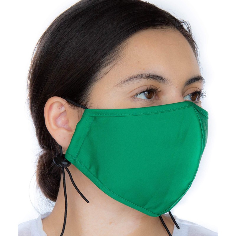 Headmost Comfymask 3 Layer Large Fabric Facemask: Water Repellent, Washable,