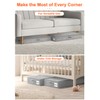 punemi Low Profile Under Bed Storage, 5 inches High Underbed