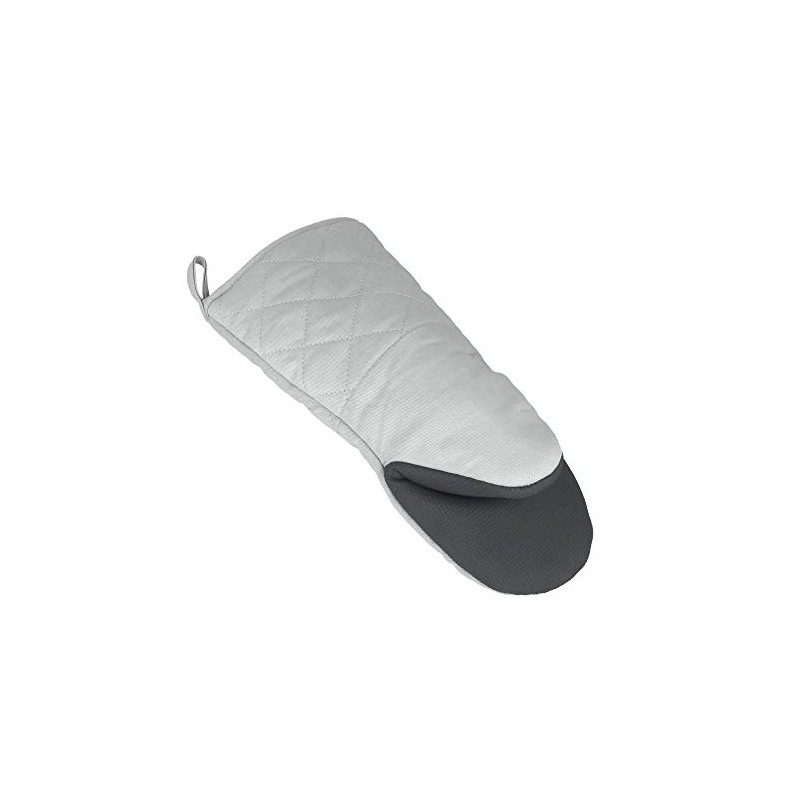 Metaltex Oven Glove/Mitt, XL, with Anti-Slip Grip, Grey