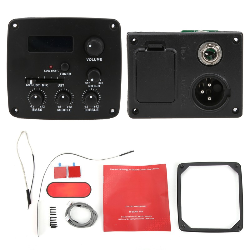 Acoustic Guitar Pickup Electronic Tuner Playing Board Musical Instrument Accessories