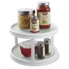 Copco Non-Skid 2 Tier Pantry Cabinet Lazy Susan Turntable, 12-Inch,