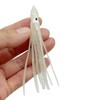 30pcs Luminous Clear Octopus Baits Soft Plastic Glow Skirts Fishing