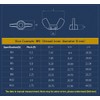 CONPHERON Brass Wing Nuts Metric Thread Butterfly Nuts M10 Pack