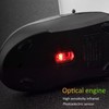 Heated Mouse Temperature Adjustable Timing 1600DPI USB Plug in Heat