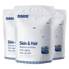 DSDD 10000 NAD+ Advanced,Biotin Berry Flavor Drink Mix for glassSkin, ANTl AGlNG Support, Energy, and Focus Previously known as Research NR 900:_60 Packets (Cycle-Set)