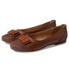 French Sole Layla Cognac Nappa/Raffia 7 M