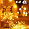 Maíz Serie Luces Led Alambre Decorativas Dormitorio Navideñas 2m
