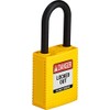 Brady (NYL-YLW-38PL-KA3PK) SafeKey Nylon Lockout Padlock with Nylon Shackle 38.00