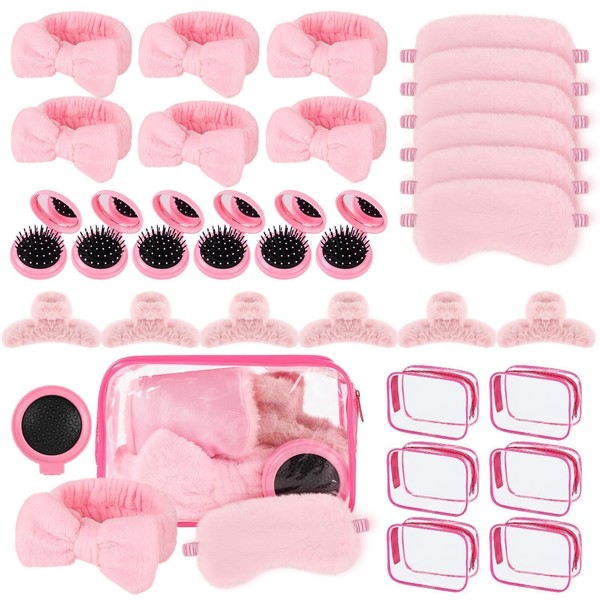 YLOLUL 30 Pcs Spa Sleepover Party Supplies for Girls Makeup