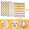 60 Sheets Tissue Paper for Gift Bags, White with Gold