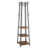 VASAGLE Coat Rack, Coat Stand with 3 Shelves, Hall Tree