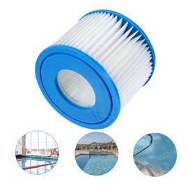 Kisangel Professional Swimming Pool Filter Sky Blue Compatible Replacement for Pools Effectively Removes Hair Leaves and Sediment Construction for Water