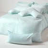 HOMESCAPES Damask Cushion Cover 60 x 60 cm Aqua with
