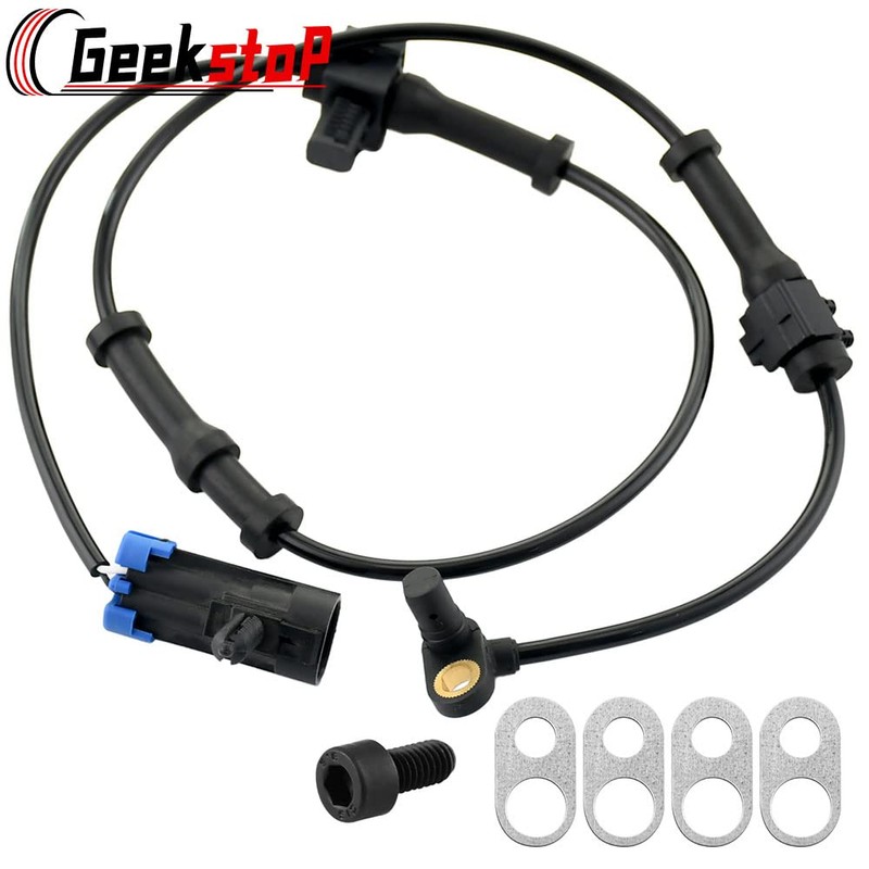 Geekstop Sensor de velocidad de rueda delantera ABS compatible con