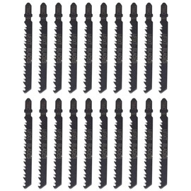 Jigsaw Blades T144D for High Speed Wood Cutting High Carbon Steel HCS 20 Pack Fits AEG, Black & Decker, Bosch, Dewalt, Elu, Festool, Hitachi, Makita, Metabo and Skil by Ufixt