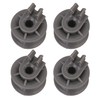 Walmine 4581DD3002A Upper Dishrack Roller Assembly Replacement for LG Dishwashers,