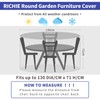 RICHIE Garden Furniture Covers Waterproof Garden Table Cover 130x71cm Outdoor