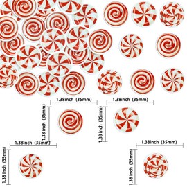 Gyufise 48Pcs Edible Merry Christmas Cupcake Toppers Edible Rice Paper Christmas Candy Birthday Cupcake Picks Women Men Birthday Party Anniversary Party Decorations Supplies