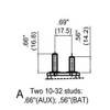 ZOOKOTO 12V 50A Auto Circuit Breaker Automatic Reset Fuse Stud