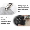 Emezddo 1 Pair of Socks Garters, Adjustable Length Sock Holder,