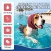 Quick-Dry Dog Ear Cover for Ear Protection & Hematoma,L,Red