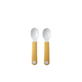 Mepal Mepal Mio Learning Spoon - Baby Learning Spoon - Learning Cutlery - Dishwasher Safe & BPA Free - Set of 2 - Yellow