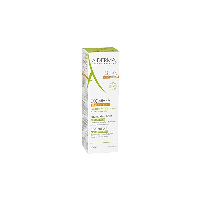 Exomega Control Bálsamo Emoliente Cosmética Estéril, Piel Seca, 200Ml