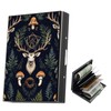 Tudguiloae Black Metal Card Holder Wallet, RFID Blocking Multi-Slot Design,