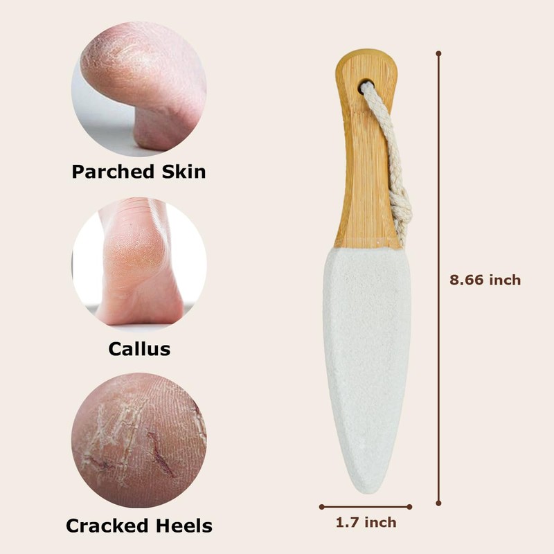 Shower Back Scrubber with Curved Long Handle Medium-Hard Natural Boar