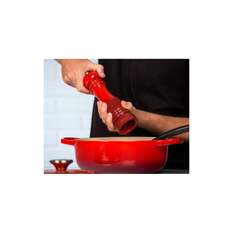 Le Creuset Pepper Mill, 8" x 2 1/2", Cerise