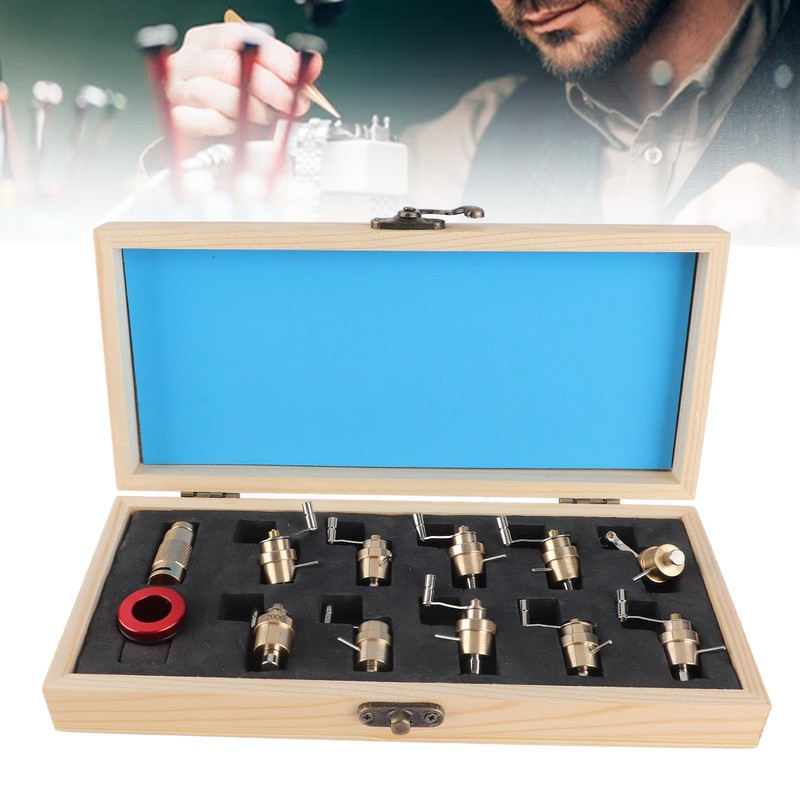 Mainspring Winder Set Brass Watch Repair Tool Wristwatch Repairing Kit