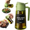 2-in-1 Olive Oil Sprayer for Cooking – 16 oz Glass