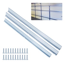 ZUIWAN 1 Set of 9FT Garage Door Strut Support Brace,9' Reinforcement Steel Hurricane Strut Beams,Heavy Duty,20# Thick Steel,Screws Included