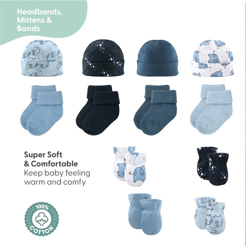 The Peanutshell Baby Layette Gift Set for Boys - 30
