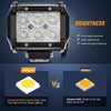 Nilight Barras de Luz LED de 10.2 cm, 18 W,